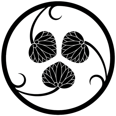 蔓三つ寄せ葵の丸