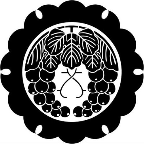 外雪輪に下がり葡萄