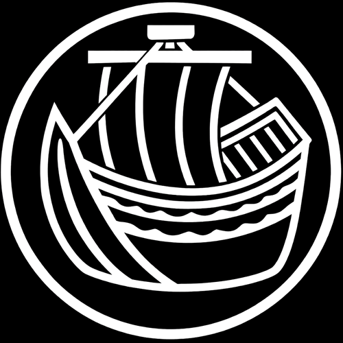 陰糸輪に帆掛け船