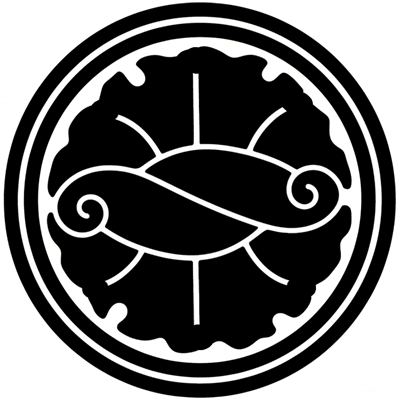 丸に蔓対かい銀杏