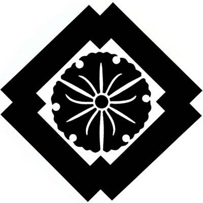 隅入り角に三つ銀杏