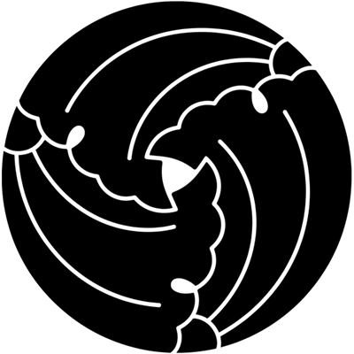 三つ割り重ね銀杏