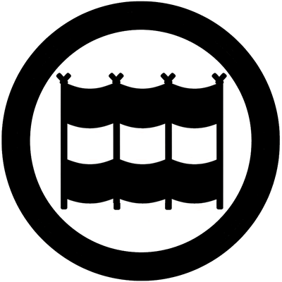 丸に陣幕（３）