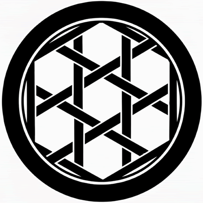 丸に籠目模様（１）