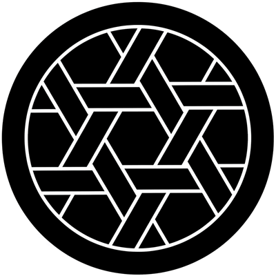 丸に籠目模様（２）