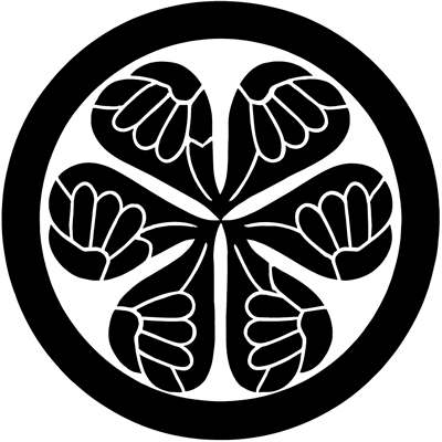 丸に方喰形河骨