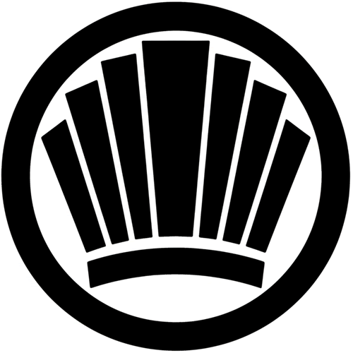 丸に菖蒲革（３）