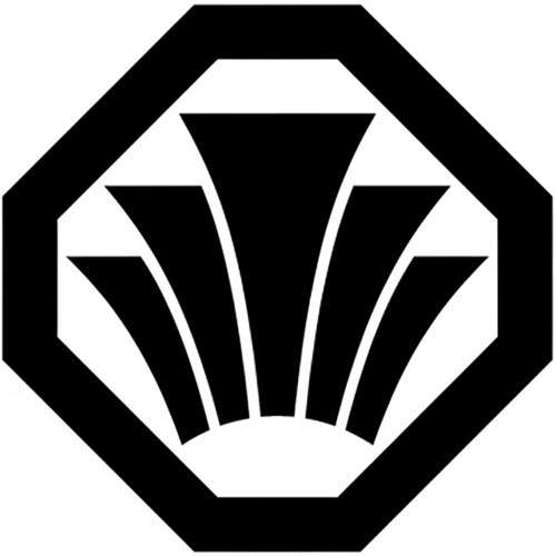 隅切り角に菖蒲革