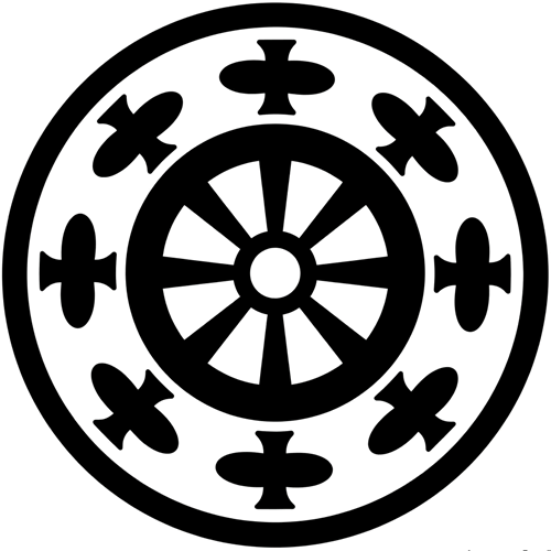 細輪に変わり八つ水車・細輪に変わり八つ柄杓車・細輪に変わり八つ槌車