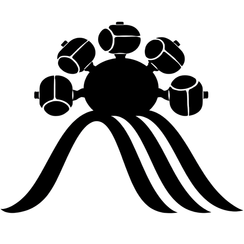 水に水車・水に柄杓車・水に槌車