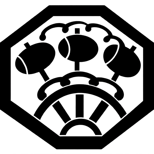 平隅切り角に回り水車・平隅切り角に回り柄杓車・平隅切り角に回り槌車