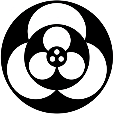 石持ち地抜き三つ瓜（１）