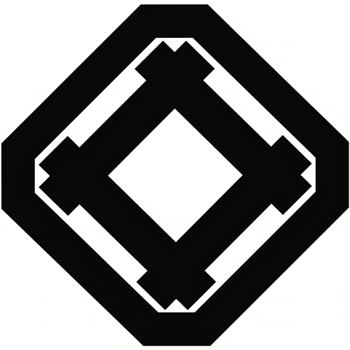 隅切り角に井筒