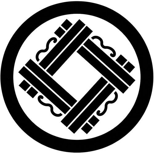 丸に菱二重井筒