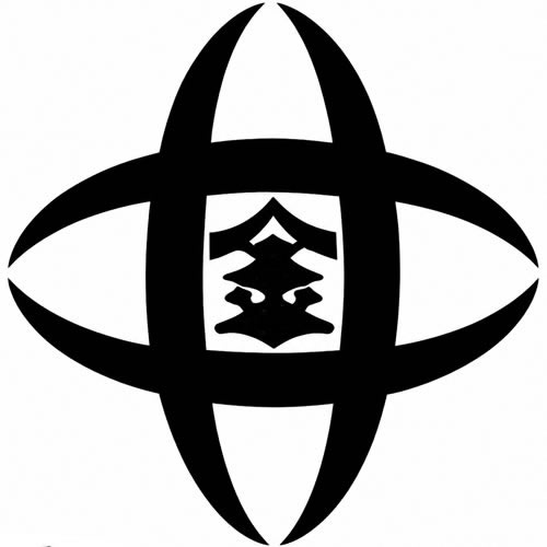 弧形井筒に金の字