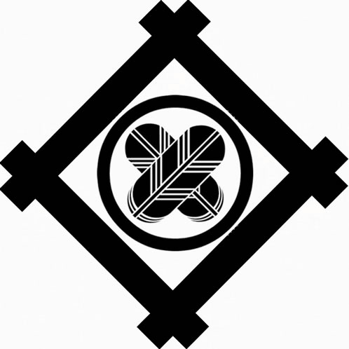 隅立て井筒内に丸に鷹の羽