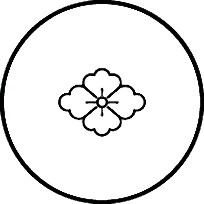 糸輪に豆中陰花菱