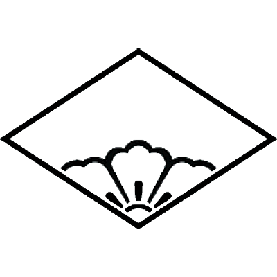 糸菱に覗き中陰花菱