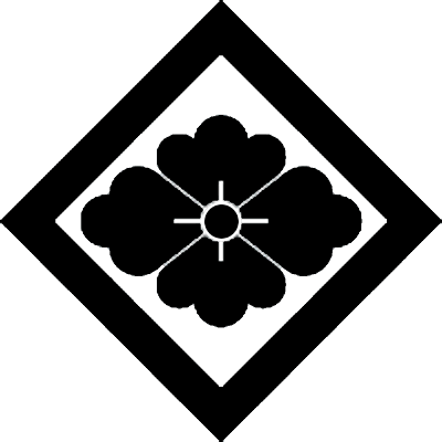 隅立て角に花菱