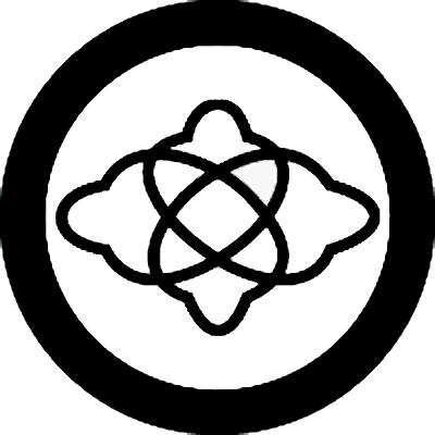 丸に中陰結び花菱