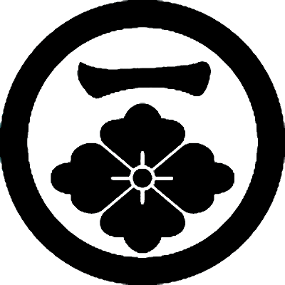 丸に一文字に花菱