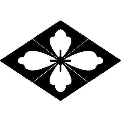 割り菱内に花菱