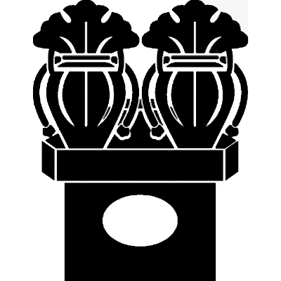 三宝に並び瓶子