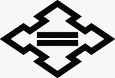 折入り菱に二つ引き