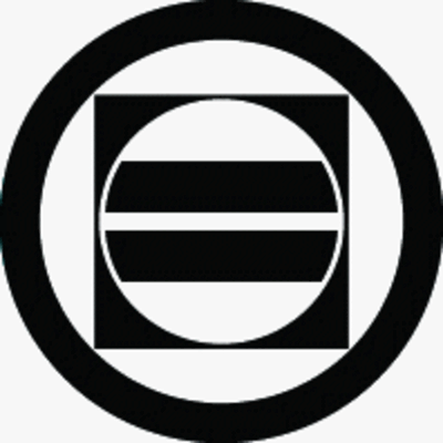 丸の内に平鉄砲角に二つ引き