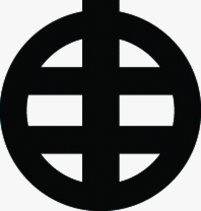 丸に二つ引きに出竪一つ引き