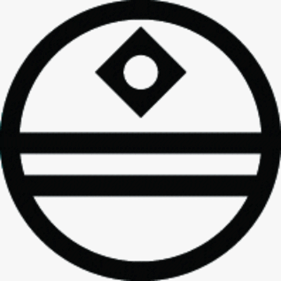 丸に二つ引きに左二つ巴