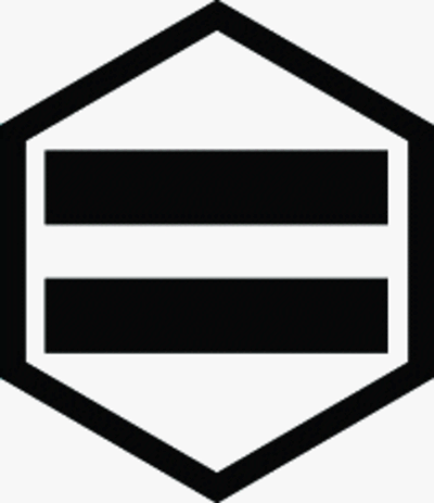 細六角内に二つ引き