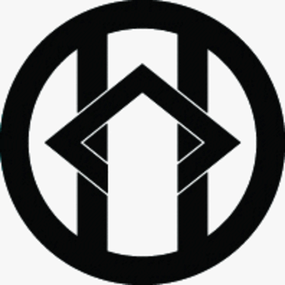 丸に竪二つ引きに欠け菱