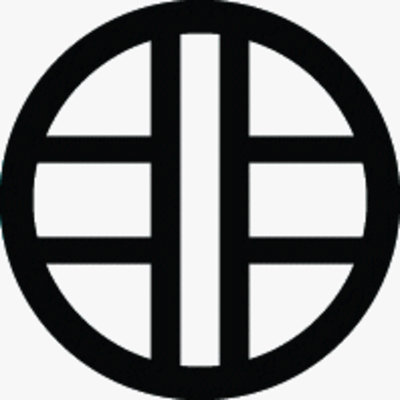 丸に竪引両模様（2）