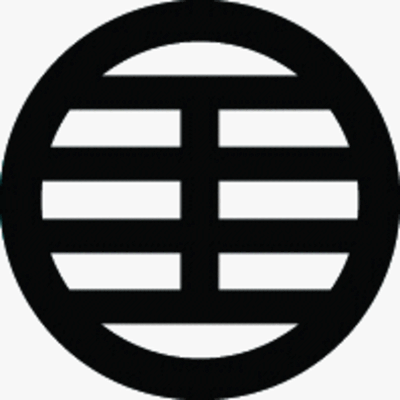 丸に四つ引きに竪貫き