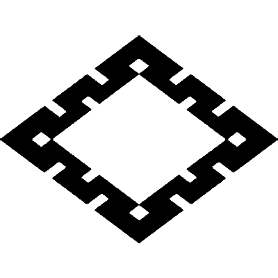 変わり折り入り菱