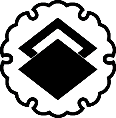 雪輪に陰陽重ね菱