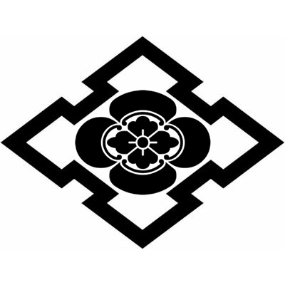 折り入り菱に横木瓜