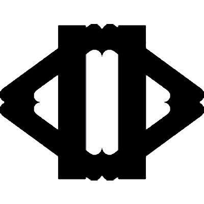 隅入り菱に竪二つ引き