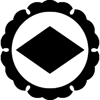 外雪輪に菱持ち