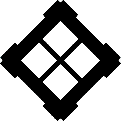 外折り入り菱に陰割り菱