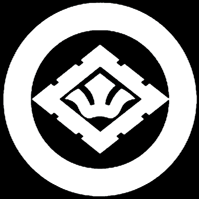 陰丸に幸い菱に山文字