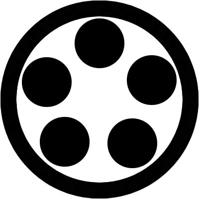 丸に離れ五つ星・丸に離れ五曜