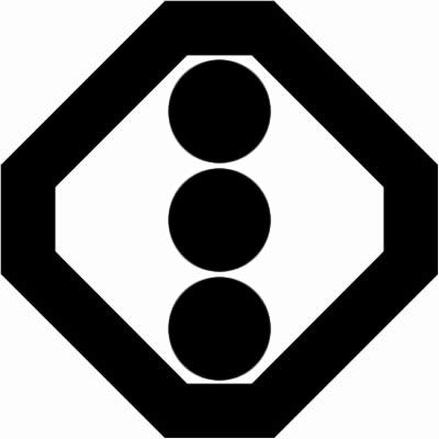 隅切り角に竪三つ星