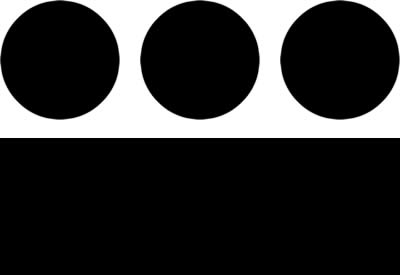 横並び三つ星に一文字