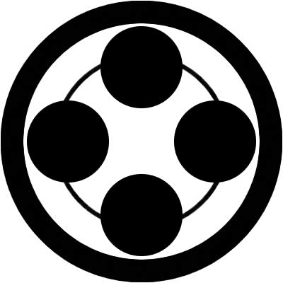 丸に四つ繋ぎ星