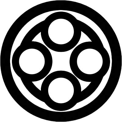 丸に四つ繋ぎ中陰星（２）