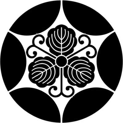 割り六つ星に蔓柏