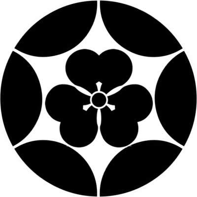 割り六つ星に片喰