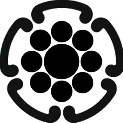 五つ鐶に九曜・五鐶に九曜